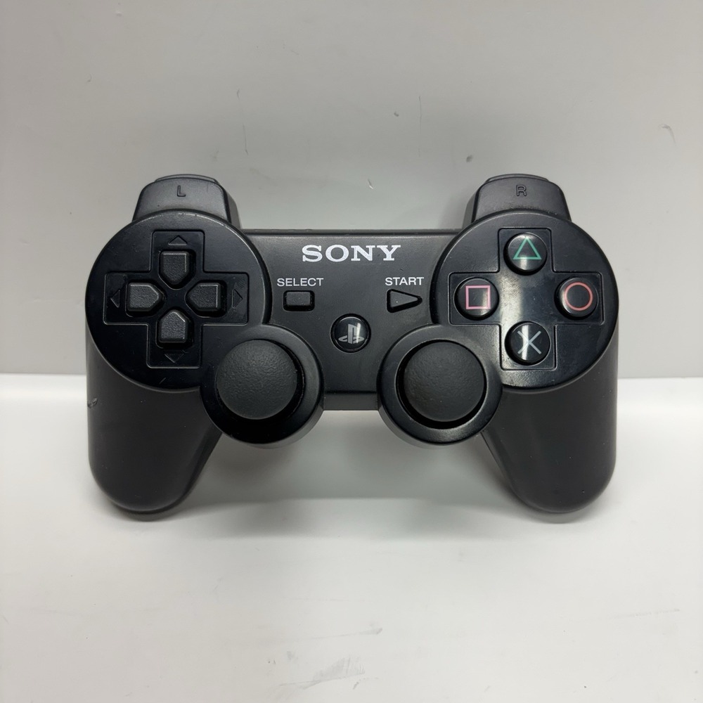 Sony Playstation PS3 DualShock Sixaxis Controller Black Wireless OEM CECHZC2U